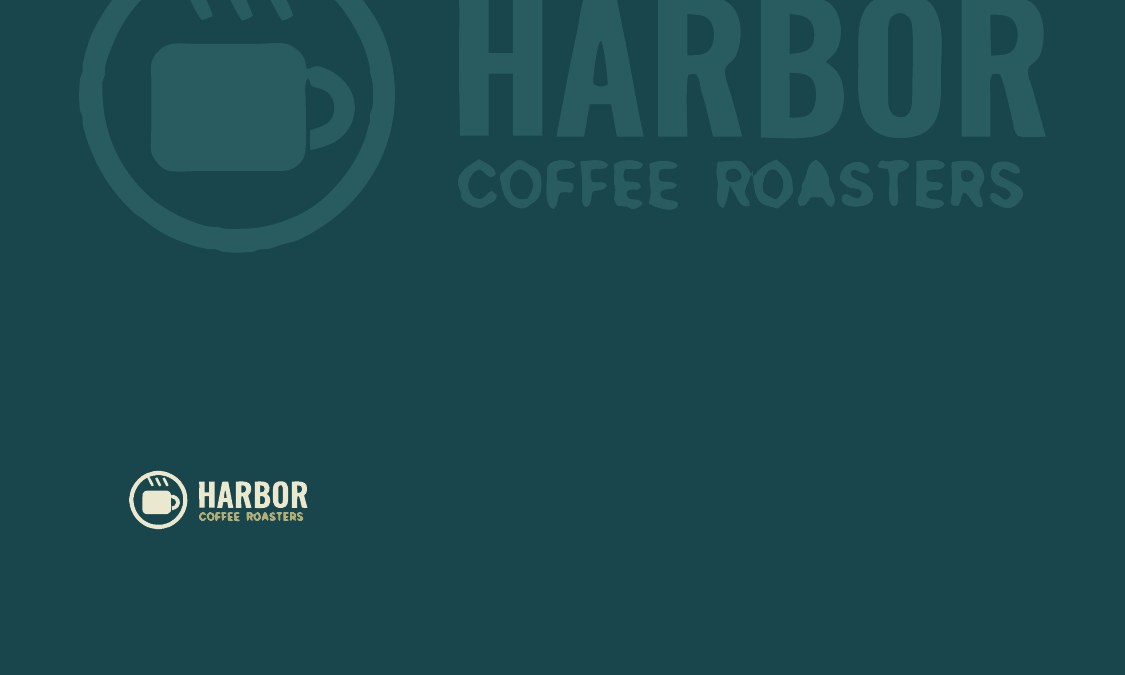 Harbor Coffee Roasters, in its own teal